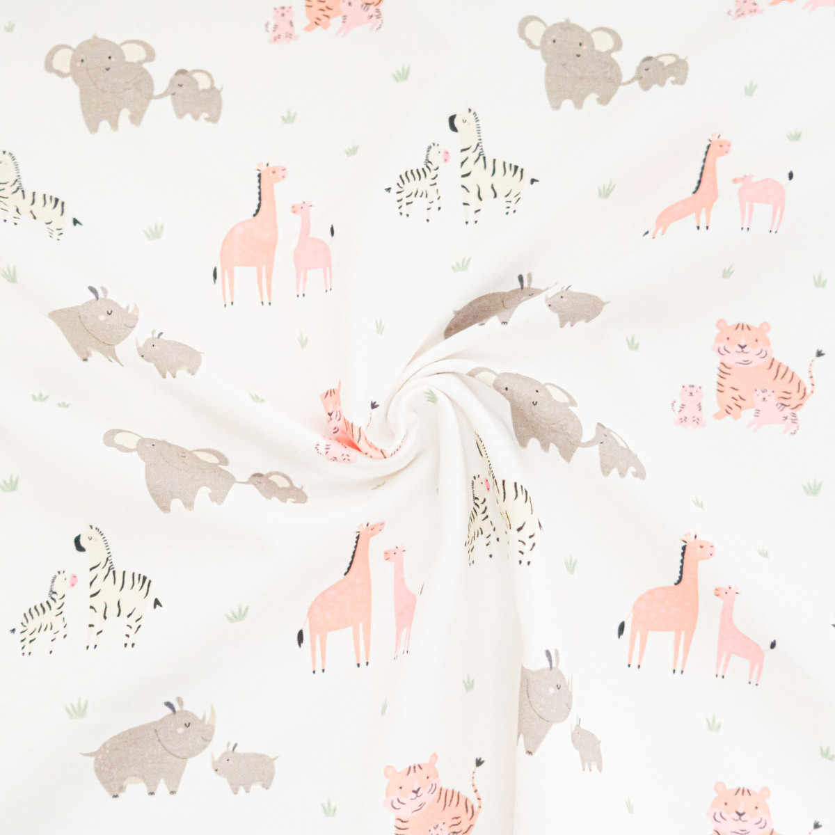 Jungle Vibes Printed Cotton Jersey - Maison Klem